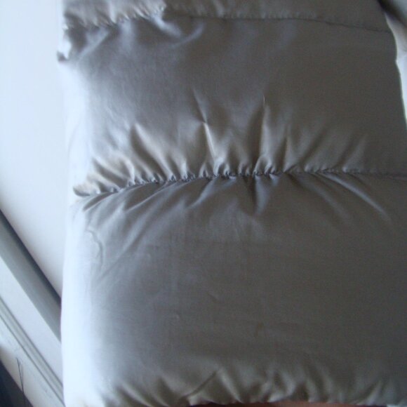 MARINA SPORT Women's Gray Duck Down Quilted Puffer Jacket, Size M-L. Italy - Picture 4 of 16